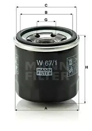 ölfilter anschraubfilter - Ölfilter, w