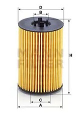 Ölfilter Filtereinsatz HU